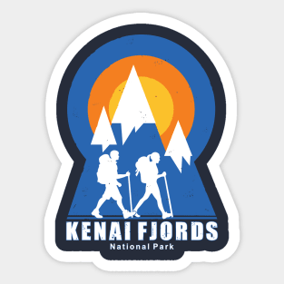 Hiking in Kenai Fjords National Park Sticker